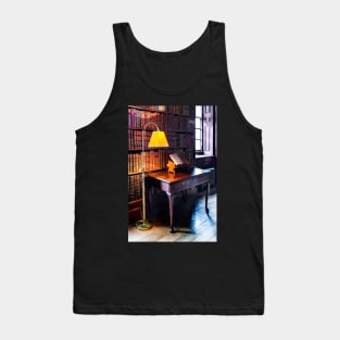 Dunham Massey -Library- table and lamp Tank Top